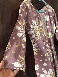 Floral Print Kurta