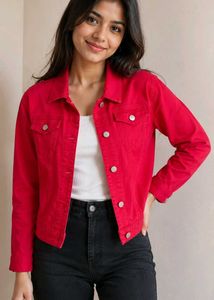 Red Denim Jacket