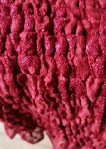 Smocked Classic Pink Patterned Long Sleeve Top