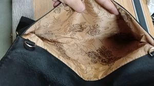 Black Clutch / Sling Bag Without Chain