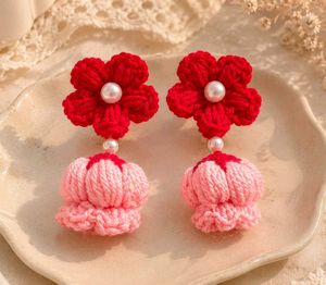Crochet Flower jumka🎀✨