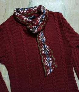 Stylish Cable Knit Sweater
