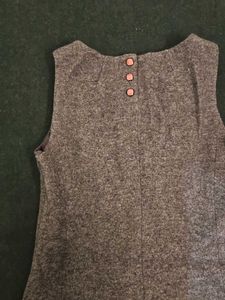 Chic Grey Ruffle Dress