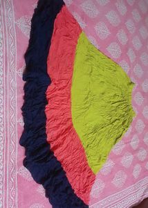 Embroidered Kurta Skirt Set