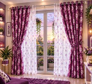 🤩Purple curtains 7🤩