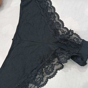 Black Lace🪔 Trim Briefs