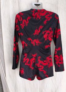 DRAGON PRINT ROMPER