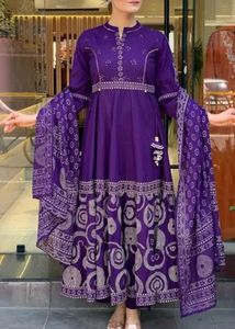 Beautiful Purple Kurta Set
