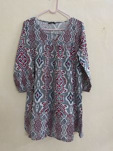 Stylish Indian Print Tunic Top