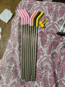 House Of Quirk Stainless Steel Straw With Cap