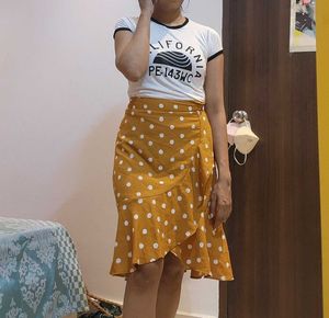 Vero Moda  Polka Dot Flowy Skirt