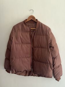 pink Puffer Bomber Jacket