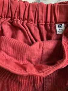 Uniqlo Red Corduroy Mini Skirt For Stylish Girls