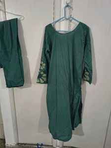 Green Kurta Pant Set