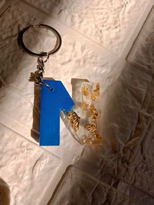 Resin N latter Keychain