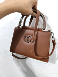 BROWN SLING BAG