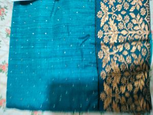 💚✨ NEW ARRIVAL | ELEGANT TEAL SAREE