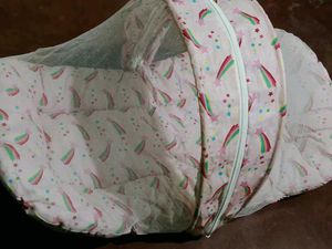 Cute Baby Nest with Rainbow Print