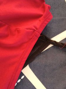 Red Casual Tunic Top