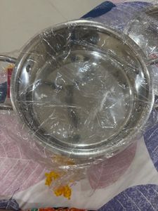 Stainless Steel Triply Skillet with Lid-Brandnew
