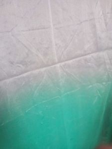 Grey &amp; Teal Green Anarkali Suit Set