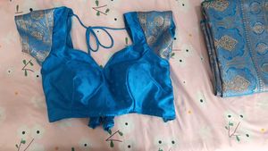 Elegant Blue Banarasi Silk Saree