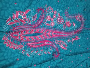 Teal &amp; Maroon Indian Salwar Kameez Set