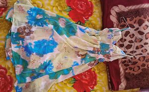 Boho Floral Print Maxi Dress
