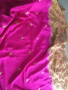 Beautiful Pink &amp; Gold embroidery