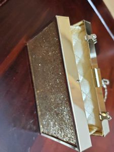Sparkly Gold Clutch Bag