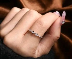 Infinity Symbol Ring with Gems