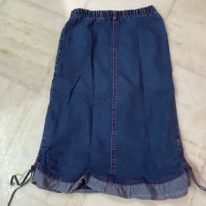 Minnie Mouse Denim Skirt