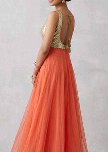 Elegant Sequin &amp; Net Gown