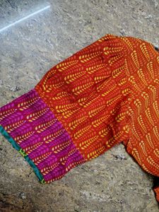 Vibrant Printed Dress Material Set