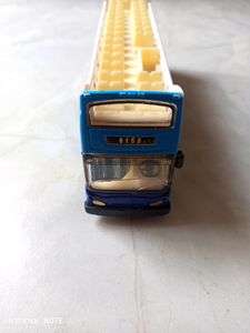 New DieCast Pull Back Open Double Deck Bus