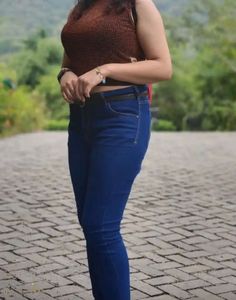 Classic Navy Blue Skinny Fit Jeans