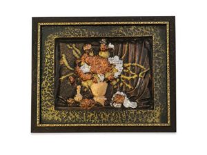 Vintage Floral Wall Art Sculpture