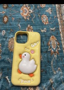3 Cute Floral iPhone 15 Case with Rhinestones