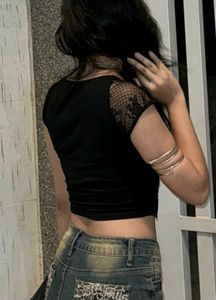 Gothic Lace-Up Corset Top