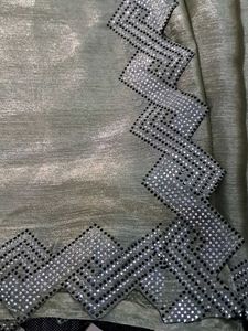 Elegant Sequin Embellished Saree