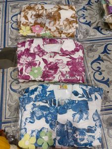 Floral Girl's Top and Pants Set