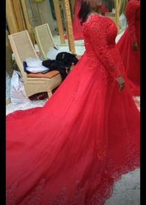 Bright Red ♥️ Wedding Reception Gown Long Tail