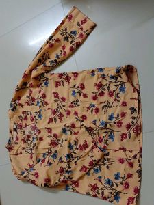 Floral Print Long Sleeve Top