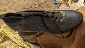 Men's Black Football Shoes