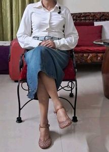 Offer ur price New Denim long skirt