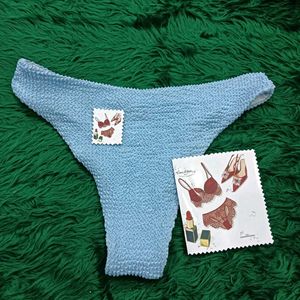 Light Blue 🎁🆕Textured Bikini Bottom