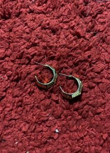 Unique Gold-Tone Stud Earrings