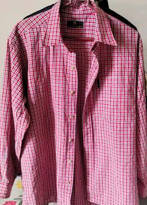 Classic Red Checkered Men's Shirt
