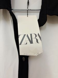 Zara Sleeveless Mini Dress with padded shoulder