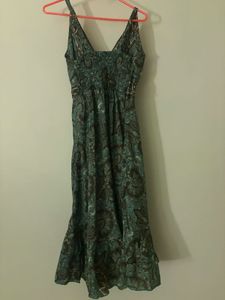 Boho Paisley Print Maxi Dress